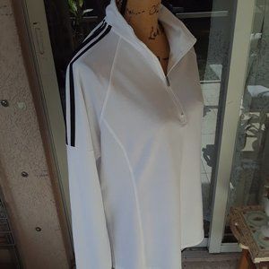 New Adidas Women's French Terry 1/4 Zip Pullover